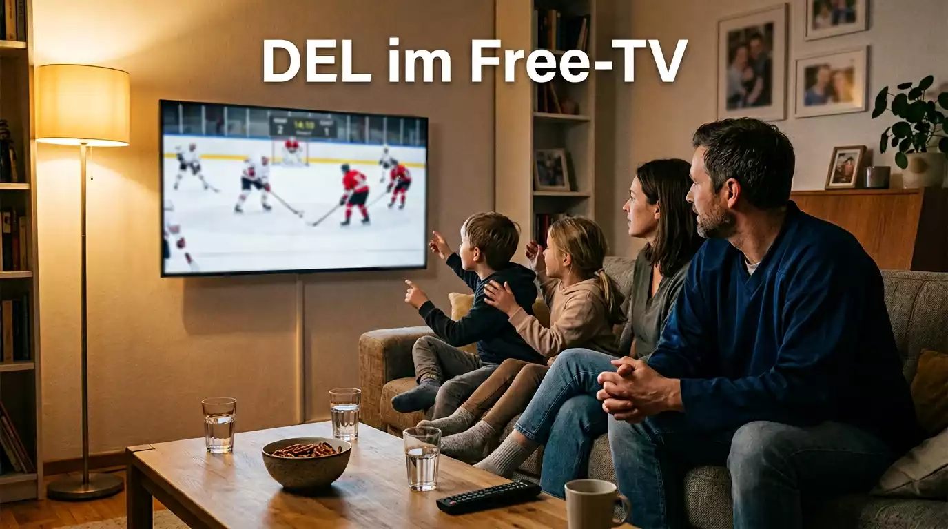 DEL im Free-TV 2025/26 mit DF1 Sonntagsspielen und kostenlosen Alternativen