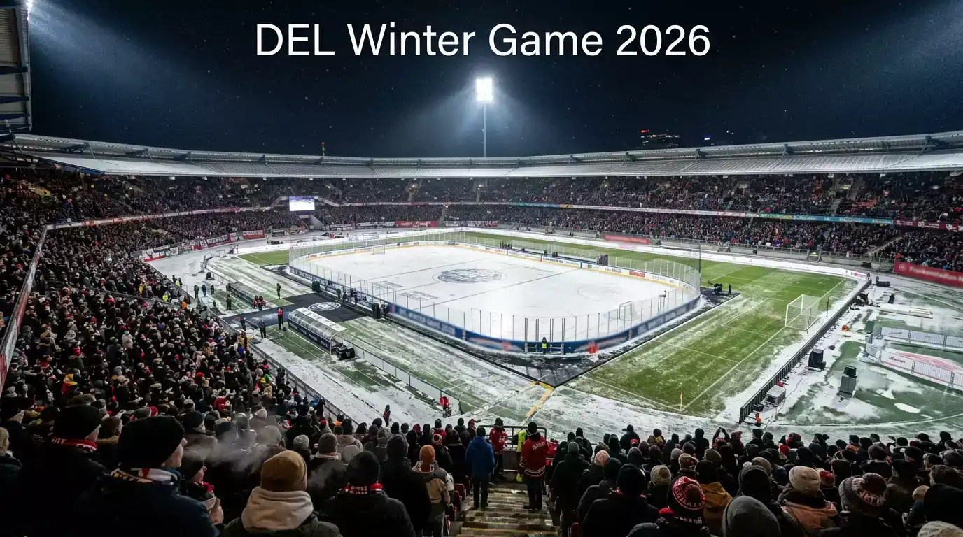 DEL Winter Game 2026 im Rudolf-Harbig-Stadion Dresden mit 32.248 Zuschauern