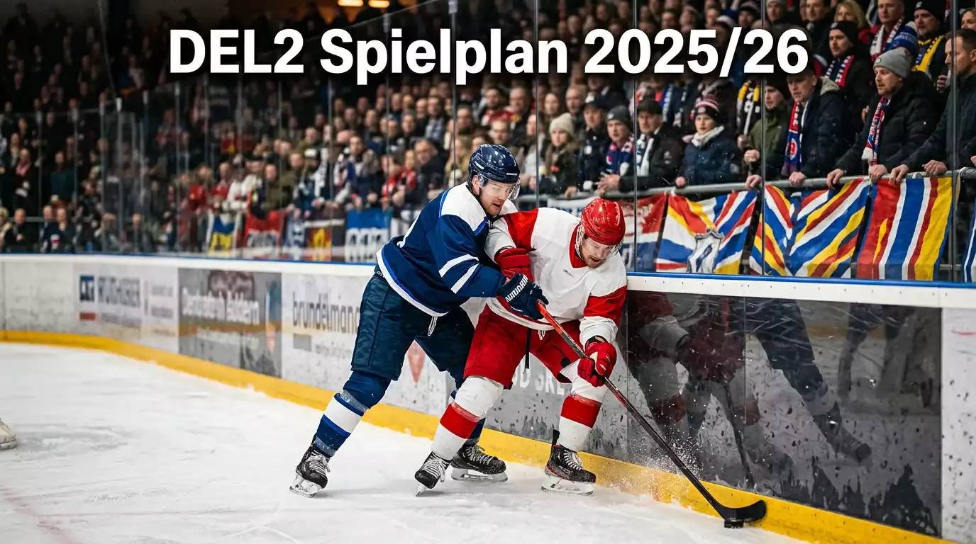 DEL2 Spielplan 2025/26 mit Mannschaften, Terminen und Aufstiegsregelung