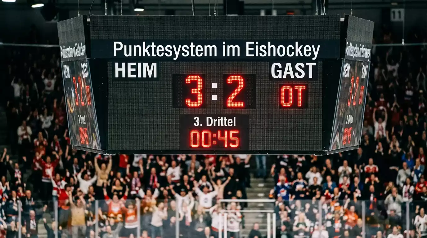 Eishockey Punktesystem im Vergleich zwischen DEL, NHL und IIHF