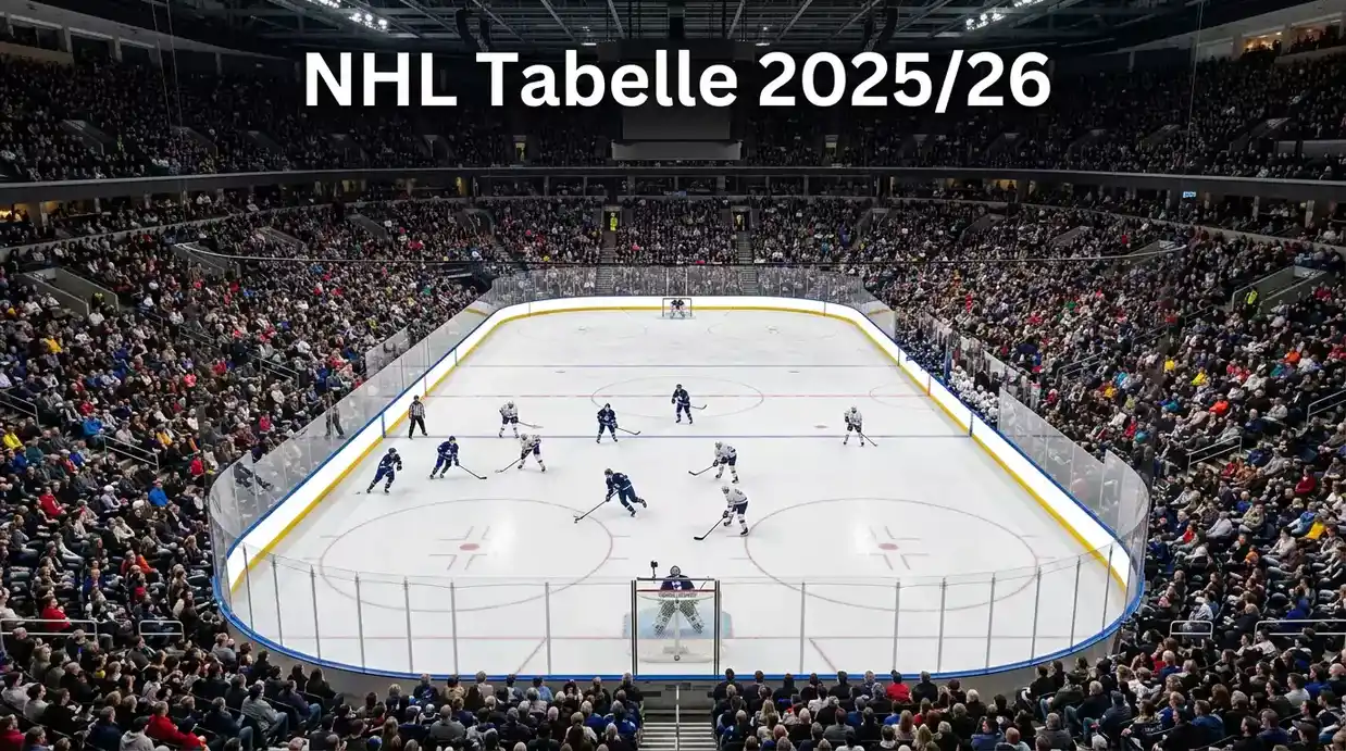 NHL Tabelle 2025/26 mit Standings der Eastern und Western Conference